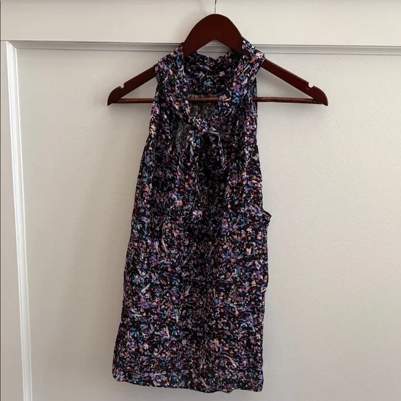 Joie Penelope Sleeveless Blouse • Caviar Multi Pattern • XL • NWT - Picture 5 of 9